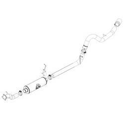 aFe Power 49-44025 LARGE Bore HD Cat-Back Exhaust System