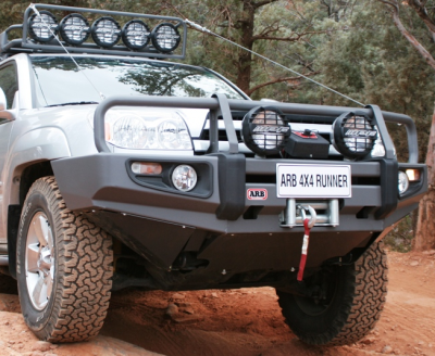 ARB 4x4 Accessories - ARB 3421530 Front Deluxe Bull Bar Winch Bumper Toyota 4Runner 2003-2005 - Image 2