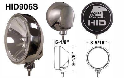 Eagle Eye Lights - Eagle Eye Lights HID906S 9" 35W HID Fog Lamp - Spot - Single - Image 2