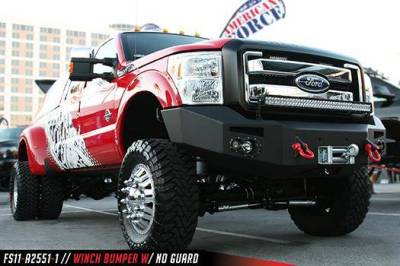 Fab Fours - Fab Fours FS11-A2651-1 Winch Front Bumper Ford F450/F550 2011-2016 - Image 2