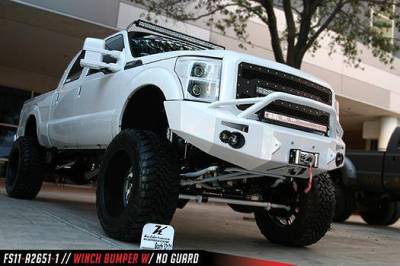 Fab Fours - Fab Fours FS11-A2652-1 Winch Front Bumper with Pre-runner Bar Ford F450/F550 2011-2016 - Image 3
