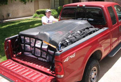 Gladiator Cargo Nets - SafetyWeb MSW-100 Safetyweb Cargo Net Medium 6' Bed - Image 5