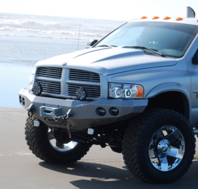 Road Armor - Road Armor 44040B Front Stealth Winch Bumper with Round Light Holes Dodge Ram 2500/3500 2003-2005 - Image 2
