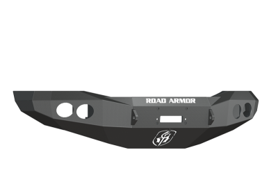 Road Armor - Road Armor 44070B Front Stealth Winch Bumper with Round Light Holes Dodge Ram 1500 2006-2008 - Image 1