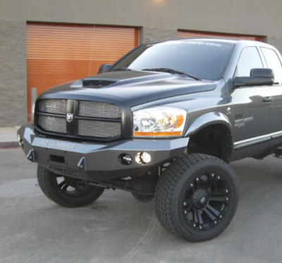 Road Armor - Road Armor 44060B Front Stealth Winch Bumper with Round Lights Dodge Ram 2500/3500 2006-2009 - Image 2