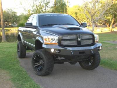 Road Armor - Road Armor 44060B Front Stealth Winch Bumper with Round Lights Dodge Ram 2500/3500 2006-2009 - Image 4