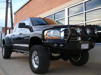 Road Armor - Road Armor 44062B Front Stealth Winch Bumper with Round Light Holes + Titan II Guard Dodge Ram 2500/3500 2006-2009 - Image 3