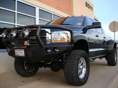 Road Armor - Road Armor 44062B Front Stealth Winch Bumper with Round Light Holes + Titan II Guard Dodge Ram 2500/3500 2006-2009 - Image 4