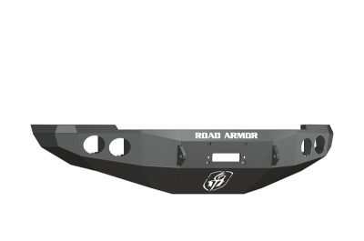 Road Armor - Road Armor 40800B Front Stealth Winch Bumper with Round Light Holes Dodge RAM 2500/3500 2010-2018 - Image 1