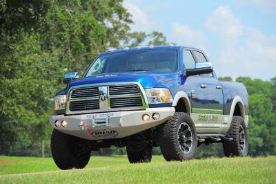 Road Armor - Road Armor 40800B Front Stealth Winch Bumper with Round Light Holes Dodge RAM 2500/3500 2010-2018 - Image 3
