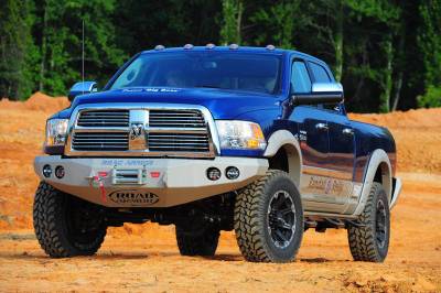 Road Armor - Road Armor 40800B Front Stealth Winch Bumper with Round Light Holes Dodge RAM 2500/3500 2010-2018 - Image 5