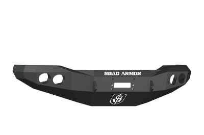 Road Armor - Road Armor 66000B Front Stealth Winch Bumper with Round Light Holes Ford Super Duty 1999-2004 - Image 1