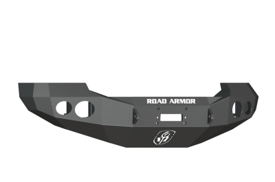 Road Armor - Road Armor 60500B Front Stealth Winch Bumper with Round Light Holes Ford Super Duty 2005-2007 - Image 1