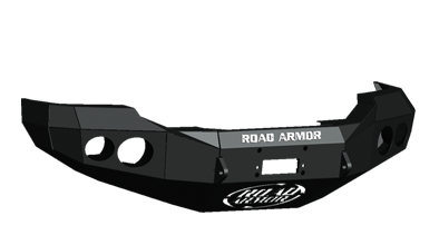 Road Armor - Road Armor 60500B Front Stealth Winch Bumper with Round Light Holes Ford Super Duty 2005-2007 - Image 2