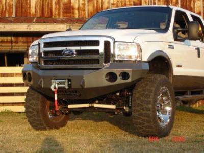 Road Armor - Road Armor 60500B Front Stealth Winch Bumper with Round Light Holes Ford Super Duty 2005-2007 - Image 3