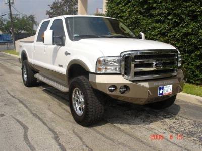 Road Armor - Road Armor 60500B Front Stealth Winch Bumper with Round Light Holes Ford Super Duty 2005-2007 - Image 4
