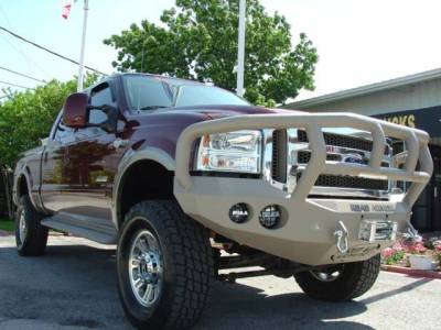 Road Armor - Road Armor 60502B Front Stealth Winch Bumper with Round Light Holes + Titan II Guard Ford Super Duty 2005-2007 - Image 5