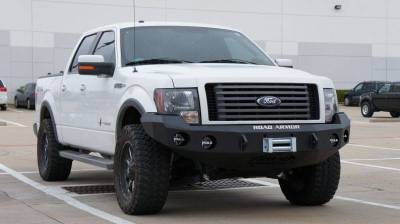 Road Armor - Road Armor 66130B Front Stealth Winch Bumper with Round Light Holes Ford F150 2009-2014 - Image 5