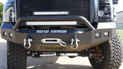 Road Armor - Road Armor 611R4B Front Stealth Winch Bumper with Square Light Holes + Pre-Runner Bar Ford Super Duty 2011-2016 - Image 4