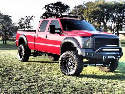 Road Armor - Road Armor 611R0B Front Stealth Winch Bumper with Square Light Holes Ford Super Duty 2011-2016 - Image 6