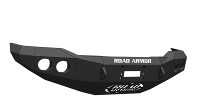 Road Armor - Road Armor 99010B Front Stealth Winch Bumper with Round Light Holes Toyota Tacoma 2006-2011 - Image 2