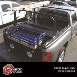 BAK Industries 72309TBT BAKFlip CS-F1 Hard Folding Truck Bed Cover and Sliding Rack System