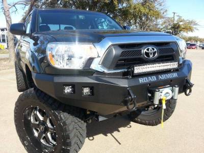 Road Armor - Road Armor 905R0B Front Stealth Winch Bumper with Square Light Holes Toyota Tacoma 2012-2015 - Image 2