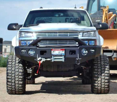 Trail Ready - Trail Ready 10301P Winch Front Bumper with Prerunner Guard Chevy Silverado 1500 1999-2002 - Image 2