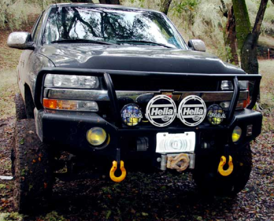 Trail Ready - Trail Ready 10301G Winch Front Bumper with Full Guard Chevy Silverado 1500 1999-2002 - Image 2