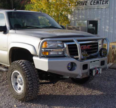 Trail Ready - Trail Ready 10301G Winch Front Bumper with Full Guard Chevy Silverado 1500 1999-2002 - Image 3