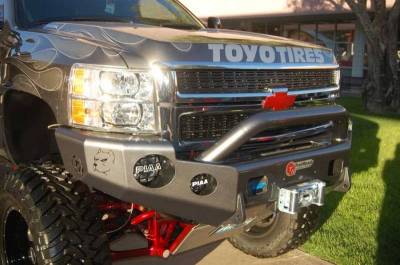 Trail Ready - Trail Ready 10702P Winch Front Bumper with Prerunner Guard Chevy Silverado 1500 2007-2013 - Image 4