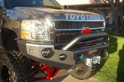 Trail Ready - Trail Ready 10715P Winch Front Bumper with Prerunner Guard Chevy Silverado 2500HD/3500 2011-2014 - Image 4