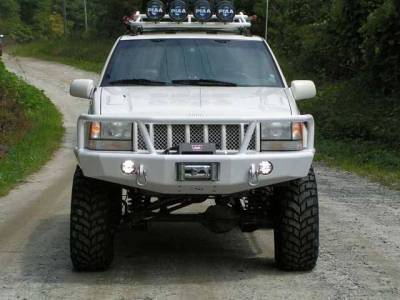 Trail Ready - Trail Ready 3300G Winch Front Bumper with Full Guard Jeep Grand Cherokee 1993-1998 - Image 2