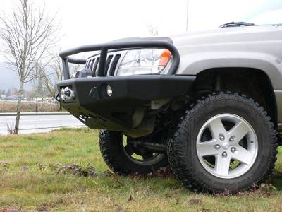 Trail Ready - Trail Ready 18000G Winch Front Bumper Jeep Grand Cherokee 1999-2004 - Image 2