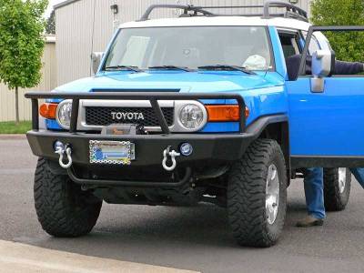 Trail Ready - Trail Ready 3400G Winch Front Bumper with Full Guard Toyota Fj Cruiser 2007-2013 - Image 3