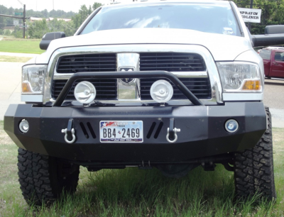 American Built - American Built POD23102 Panther Winch Front Bumper with Push Bar Dodge Ram 2500/3500 2010-2018 - Image 2