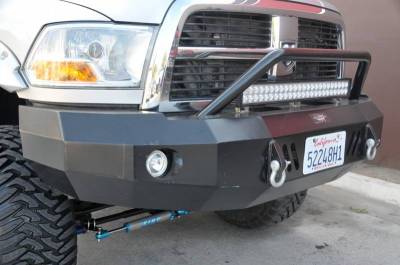 American Built - American Built POD23102 Panther Winch Front Bumper with Push Bar Dodge Ram 2500/3500 2010-2018 - Image 3