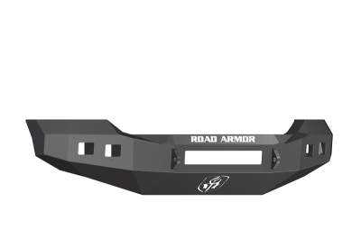 Road Armor - Road Armor 611R0B-NW Front Stealth Non-Winch Bumper with Square Light Holes Ford Super Duty 2011-2016 - Image 1