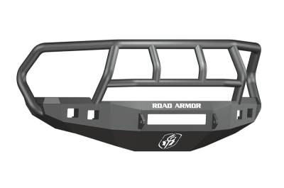 Road Armor - Road Armor 408R2B-NW Front Stealth Non-Winch Bumper with Square Light Holes + Titan Guard Dodge RAM 2500/3500 2010-2018 - Image 1