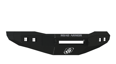 Road Armor - Road Armor 406R0B-NW Front Stealth Non-Winch Bumper with Square Light Holes Dodge RAM 2500/3500 2006-2009 - Image 2