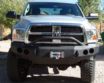 Road Armor - Road Armor 406R4B Front Stealth Winch Bumper with Square Light Holes + Pre-Runner Bar Dodge RAM 2500/3500 2006-2009 - Image 3