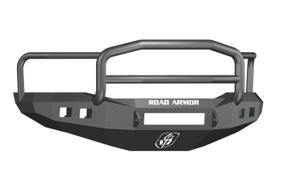 Road Armor - Road Armor 406R5B-NW Front Stealth Non-Winch Bumper with Square Light Holes + Lonestar Guard Dodge RAM 2500/3500 2006-2009 - Image 1