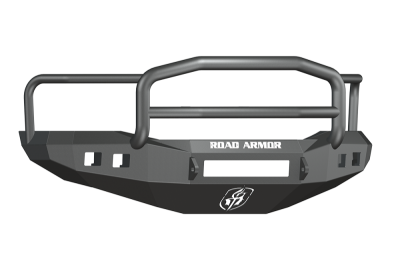 Road Armor - Road Armor 407R5B-NW Front Stealth Non-Winch Bumper with Square Light Holes + Lonestar Guard Dodge RAM 1500 2006-2008 - Image 1