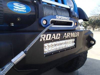 Road Armor - Road Armor 509R0B Front Bumper with Stubby + Single Light Mount Jeep Wrangler JK 2007-2018 - Image 3