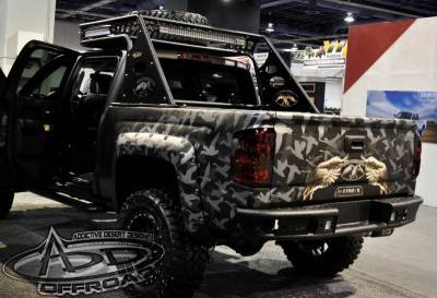 Addictive Desert Designs - ADD C285402610103 Half Over Cab Chase Rack Chevy/GMC 1500 2014-2015 - Image 2