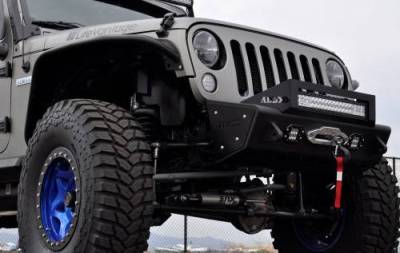 Addictive Desert Designs - ADD F951461350103 Stealth Fighter Front Bumper Jeep Wrangler JK 2007-2017 - Image 1