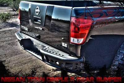 Addictive Desert Designs - ADD R9022912801NA Dimple "R" Rear Bumper Nissan Titan 2005-2013 - Image 2