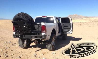 Addictive Desert Designs - ADD T51911NA0103 Rear Gate Tire Carrier Dodge Ram 2500/3500 2010-2015 - Image 3