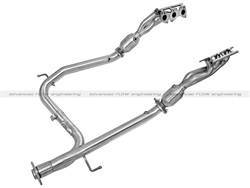 Exhaust System Kit - Exhaust System Kit - aFe Power - aFe Power 48-46003-YC Twisted Steel Header/Y-Pipe