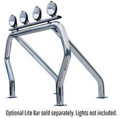 Exterior Lighting - Light Bar - Go Rhino - Go Rhino 9009560SSS Classic Off-Road Style Bed Bars Kit
